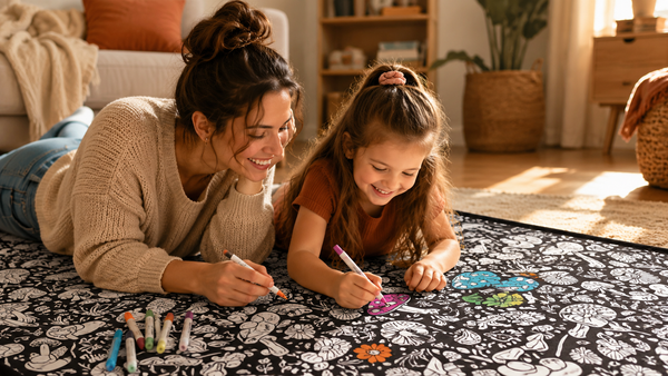 Unplugged family bonding time.