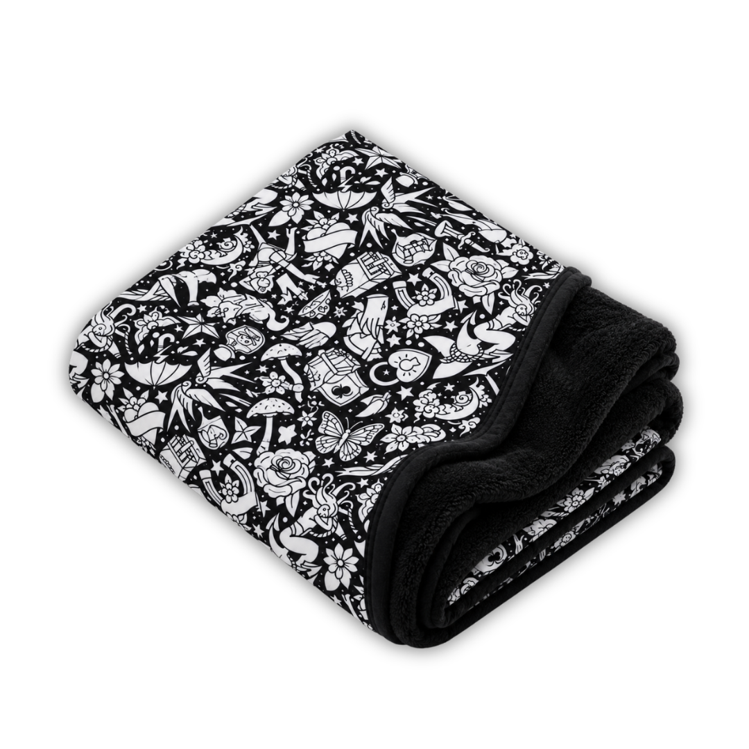 coloring blanket for adults with markers