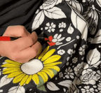 coloring blanket for adults with markers